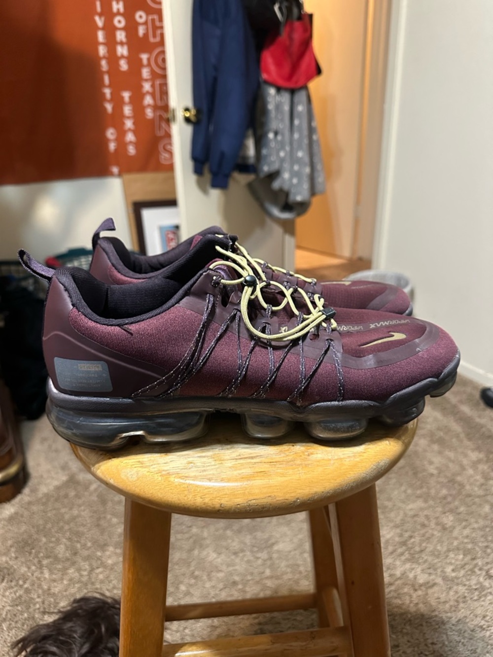 Nike woman’s Air VaporMax Run Utility “burgundy crush” size 11